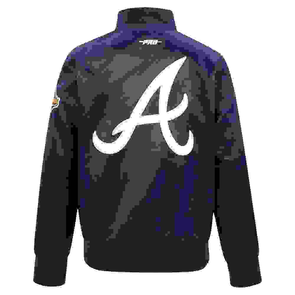 Pro Standard MLB Atlanta Braves Classic Big Boys' Navy Satin Jacket